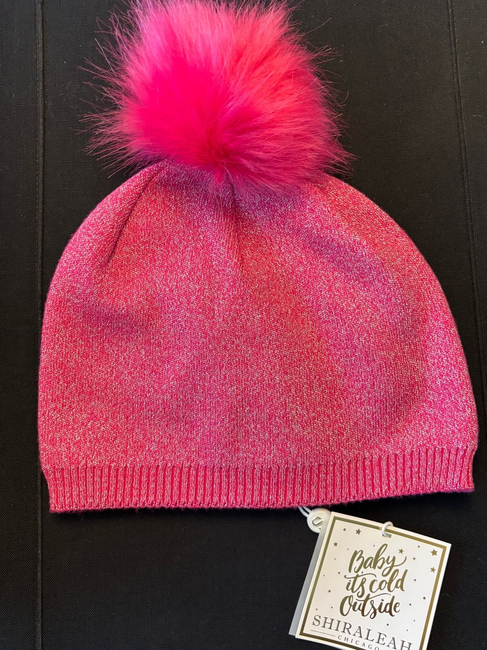 Shiraleah Chicago Pink Maya Slouch Hat